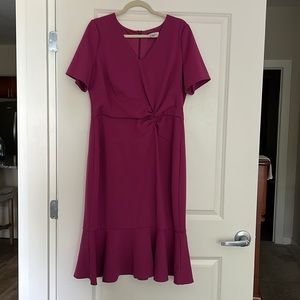 Women’s magenta dress